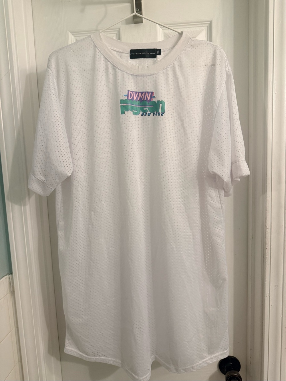 Men’s DAMN PIGEON NYC Mesh Short Sleeve Shirt -2XL